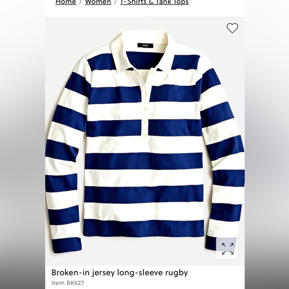 J. Crew Tops - JCrew Small Long Sleeve Rugby